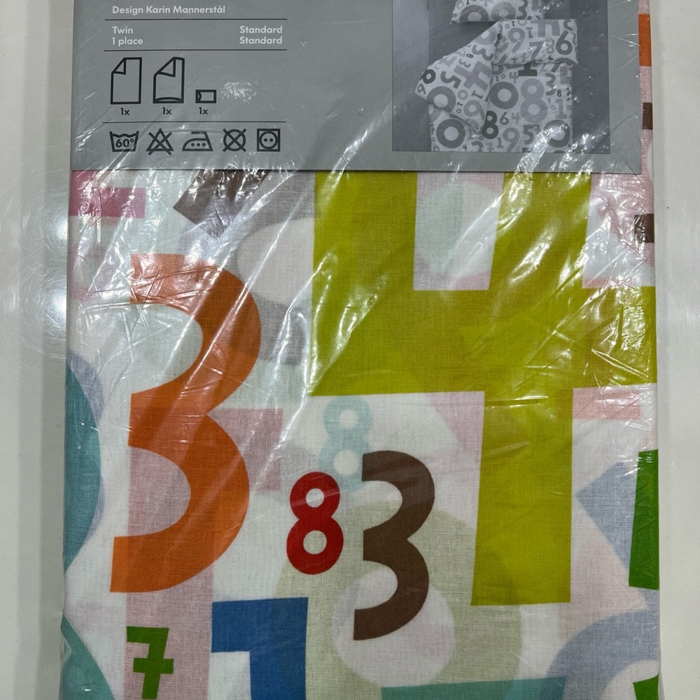 IKEA SIFFROR Karin Mannerstal Twin Standard Bedding Set Numbers 401.015.87